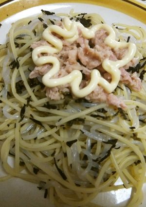 辛子高菜ひじきの冷製パスタ-レシピのメイン写真