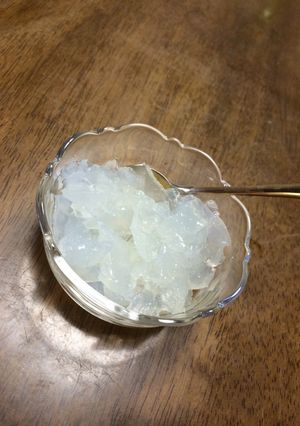 ホエイでクラッシュ寒天-レシピのメイン写真