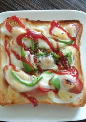 簡単　ピザトースト-レシピのメイン写真