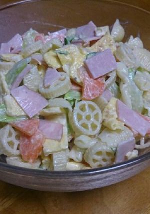 春キャベツで野菜たっぷりマカロニサラダ♪-レシピのメイン写真