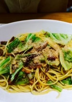 サンマ缶とキャベツのパスタ-レシピのメイン写真