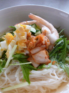 スプーンで食べたい冷麺-レシピのメイン写真