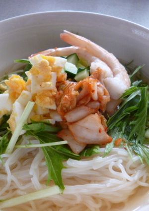 スプーンで食べたい冷麺-レシピのメイン写真