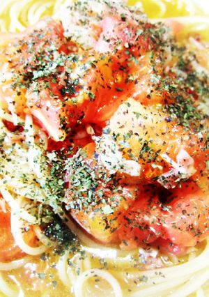 フレッシュトマトと昆布茶のスープパスタ-レシピのメイン写真