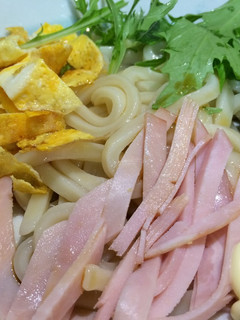 冷やしうどん♫マヨポン酢味-レシピのメイン写真