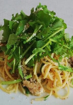 ルッコラとオイルサーディンのパスタ♡-レシピのメイン写真