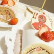 スイスロールで豪華ロールケーキ