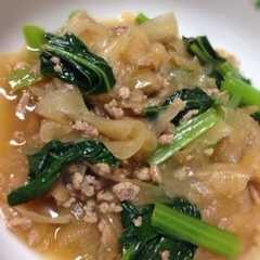 รูปของ 時短★簡単★大根と小松菜のくったり煮