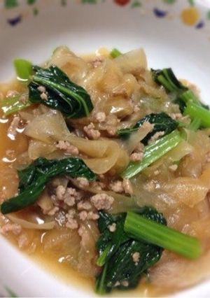 時短★簡単★大根と小松菜のくったり煮-レシピのメイン写真