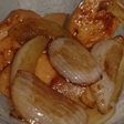 簡単☆新玉ねぎ&魚肉ソーセージ炒め