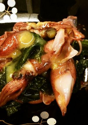 ほたるいかとわかめの酢味噌和え-レシピのメイン写真