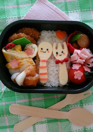 ☆100均の型で可愛いキャラ弁☆-レシピのメイン写真
