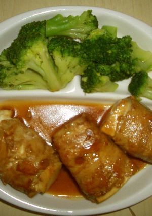 ボリュームおかず★豆腐の豚肉巻き-レシピのメイン写真