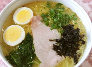 超簡単！混ぜるだけ！Ｗスープ塩ラーメン-レシピのメイン写真