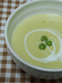 グリーンピースのスープ-レシピのメイン写真