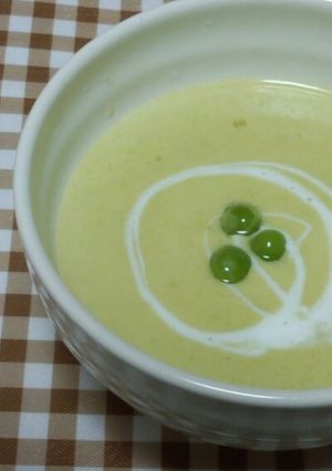 グリーンピースのスープ-レシピのメイン写真