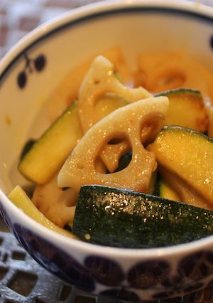 ズッキーニとレンコンのカレーマリネ-レシピのメイン写真