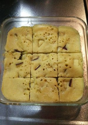 レンジでかんたん黒糖さつまいも蒸しパン-レシピのメイン写真