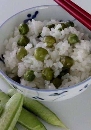 シャトルシェフdeエコ昆布茶と酒の豆ご飯-レシピのメイン写真