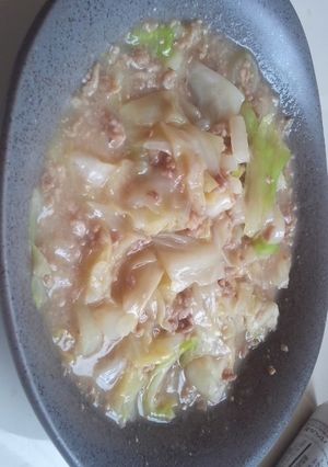 優しい味〜春キャベツと豚挽き肉炒めあん-レシピのメイン写真