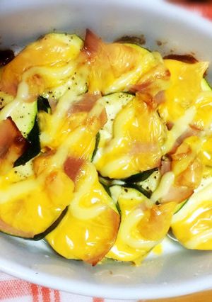 ズッキーニ、簡単!並べて焼くだけ♪-レシピのメイン写真