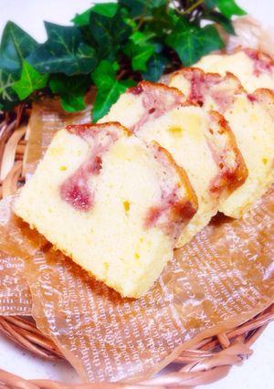 ヨーグルトでふわふわジャムパウンドケーキ-レシピのメイン写真