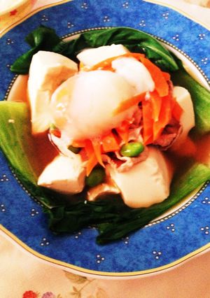 温泉卵と和風だし(^O^)優しい味よ-レシピのメイン写真