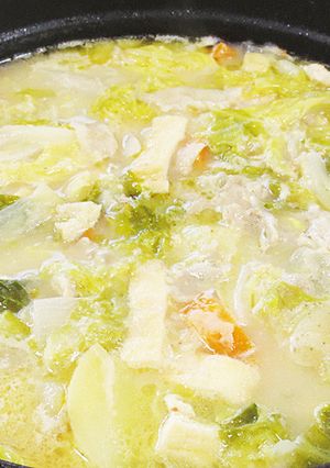春野菜の粕汁-レシピのメイン写真