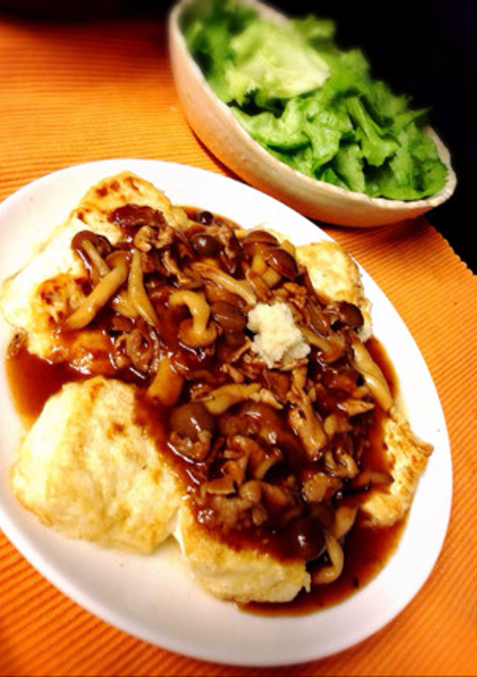 豆腐ステーキ和風きのこソース-レシピのメイン写真