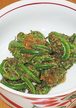 こごみの胡麻和え-レシピのメイン写真