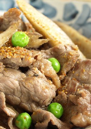 ごぼうと牛肉の甘辛煮-レシピのメイン写真