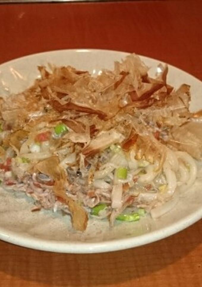 梅としらすの焼きうどん-レシピのメイン写真