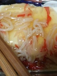 カニカマあんかけ豆腐-レシピのメイン写真