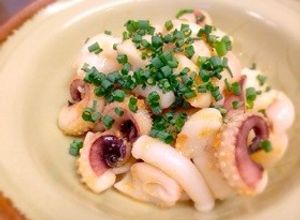 超簡単★イカ（下足）の柚子胡椒味噌和え-レシピのメイン写真