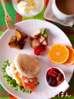 hanaさんちの マフィンサンド-レシピのメイン写真