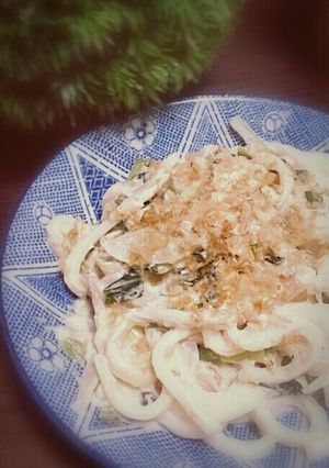 あるもので!~和風クリームうどん~-レシピのメイン写真