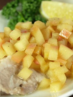 豚肉の角切りりんごソース-レシピのメイン写真