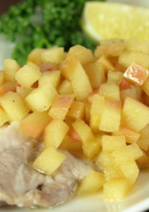 豚肉の角切りりんごソース-レシピのメイン写真