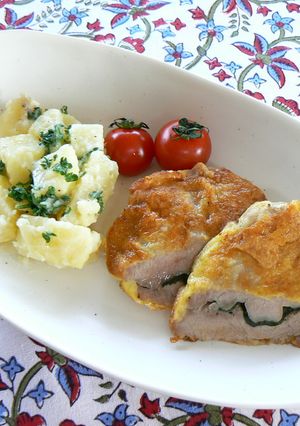 豚肉の青シソチーズ焼き-レシピのメイン写真