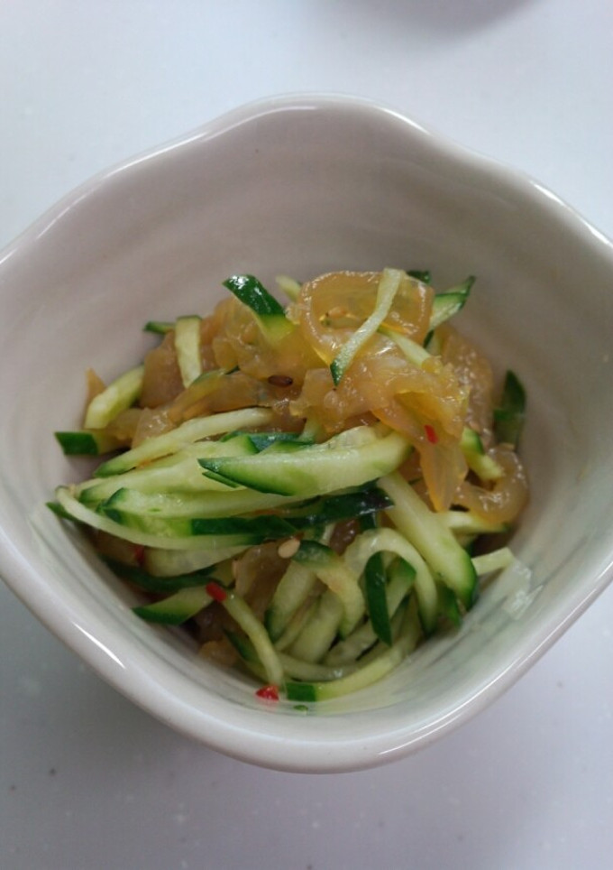 きゅうりと中華くらげの和え物-レシピのメイン写真