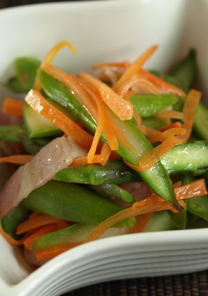 アスパラとにんじんのベーコン炒め-レシピのメイン写真