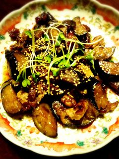 なすとカリカリ豚の甘酢炒め-レシピのメイン写真