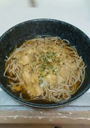 ☆簡単☆親子蕎麦-レシピのメイン写真