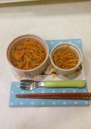 人参とちりめんじゃこの炒めもの-レシピのメイン写真
