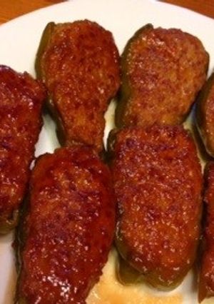 ピーマンの肉詰め-レシピのメイン写真