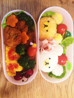 リラックマコリラックマ弁当-レシピのメイン写真