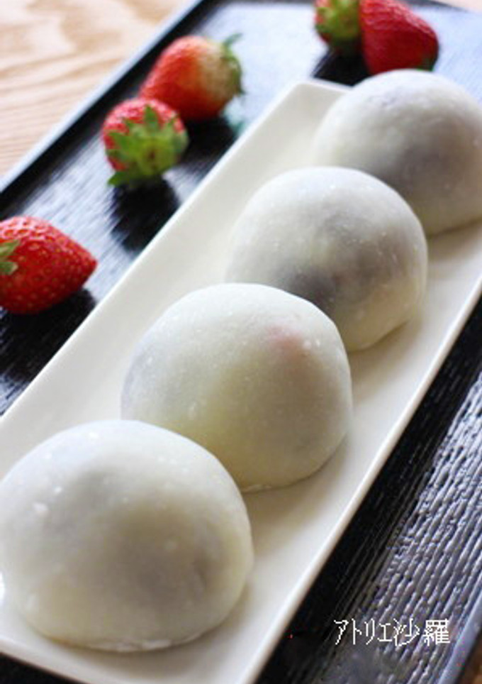 レンジde簡単！もちもち✿いちご大福✿-レシピのメイン写真