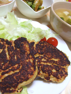手早く簡単★味噌つくねハンバーグ♪-レシピのメイン写真