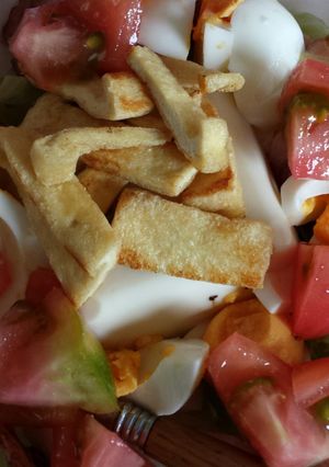 豆腐油揚げサラダ-レシピのメイン写真