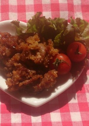 焼肉のたれと天ぷら粉とパン粉で豚こま揚げ-レシピのメイン写真